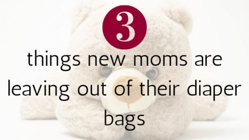 Why you need to repack your diaper bag
