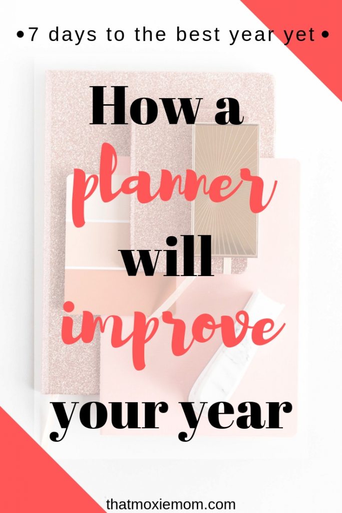 how a planner will improve your year - Having a planner can help you get your life organized. It will cause less stress to have a planner than to not have one. Planners have come a long way than what you remember your mom having, they have as much personality as you do! #happyplanner #happymomma #dayplanner #bulletjournal
